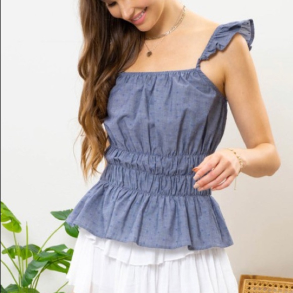 Demi Demin Blouse